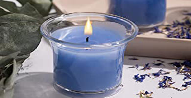 uso de velas azules en rituales