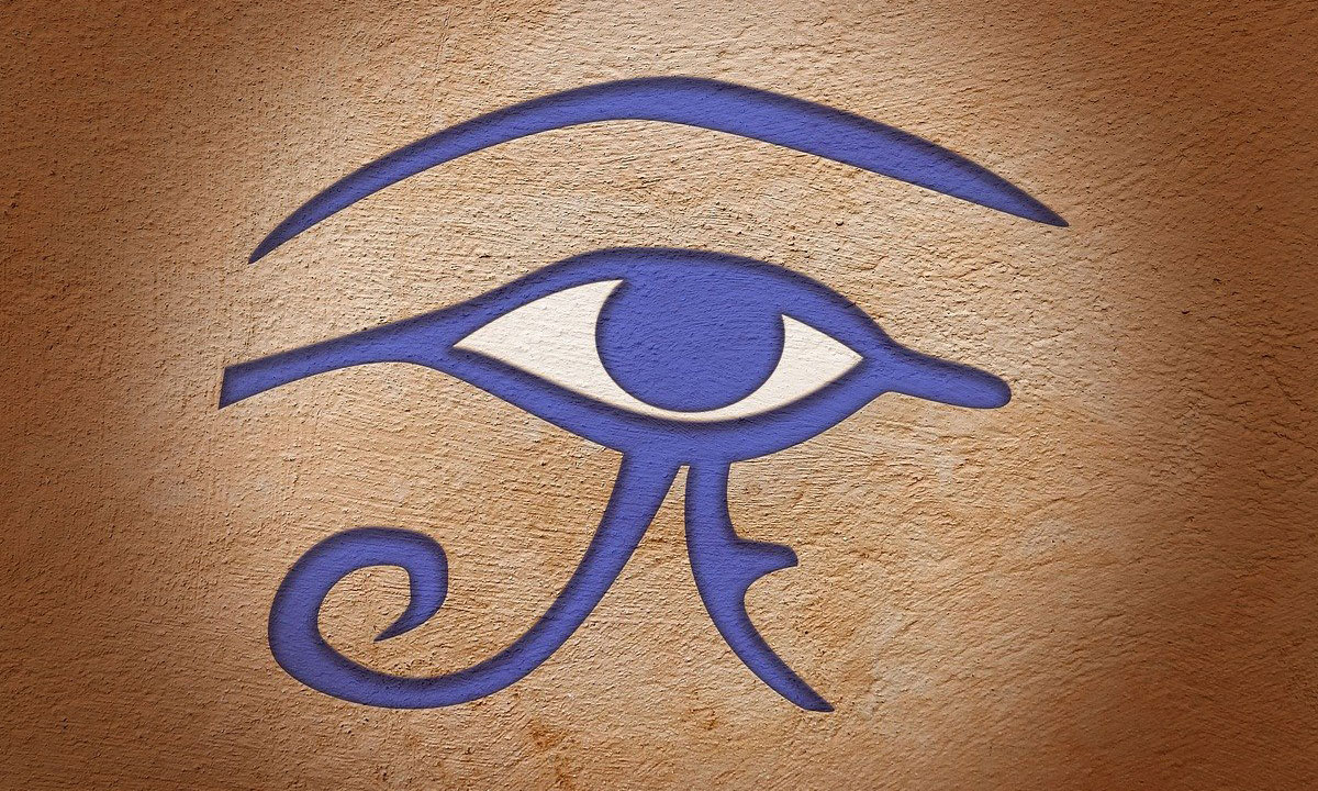antiguo símbolo solar egipcio
